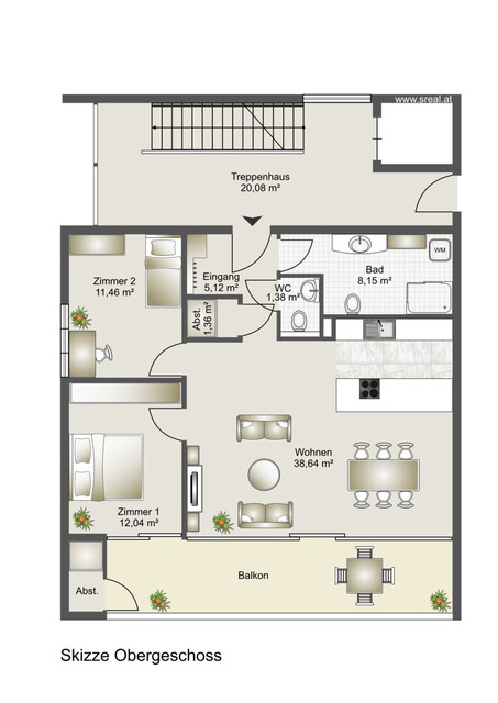 Moderne 3-Zimmerwohnung in Götzis!                                                               ca. EUR 90.000,00 Wohnbauförderung!