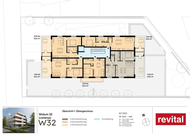 1A-Lage von Lustenau - Ruhige und Zentrale Terrassenwohnung - Top 5 - Jetzt Nebenkosten sparen
