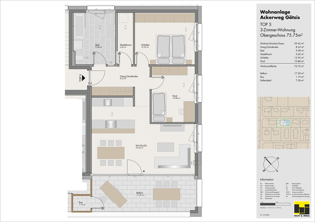 3-Zimmer-Terrassenwohnung