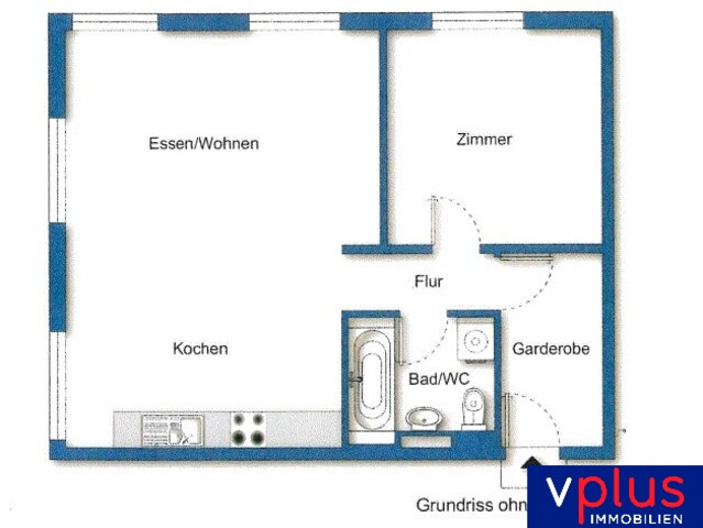 Sehr schöne 2-Zimmerwohnung