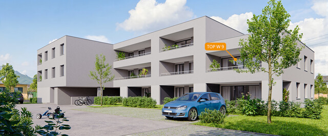 3-Zi-Terrassenwohnung TOP 9 in Rankweil-Brederis, Korngasse 5