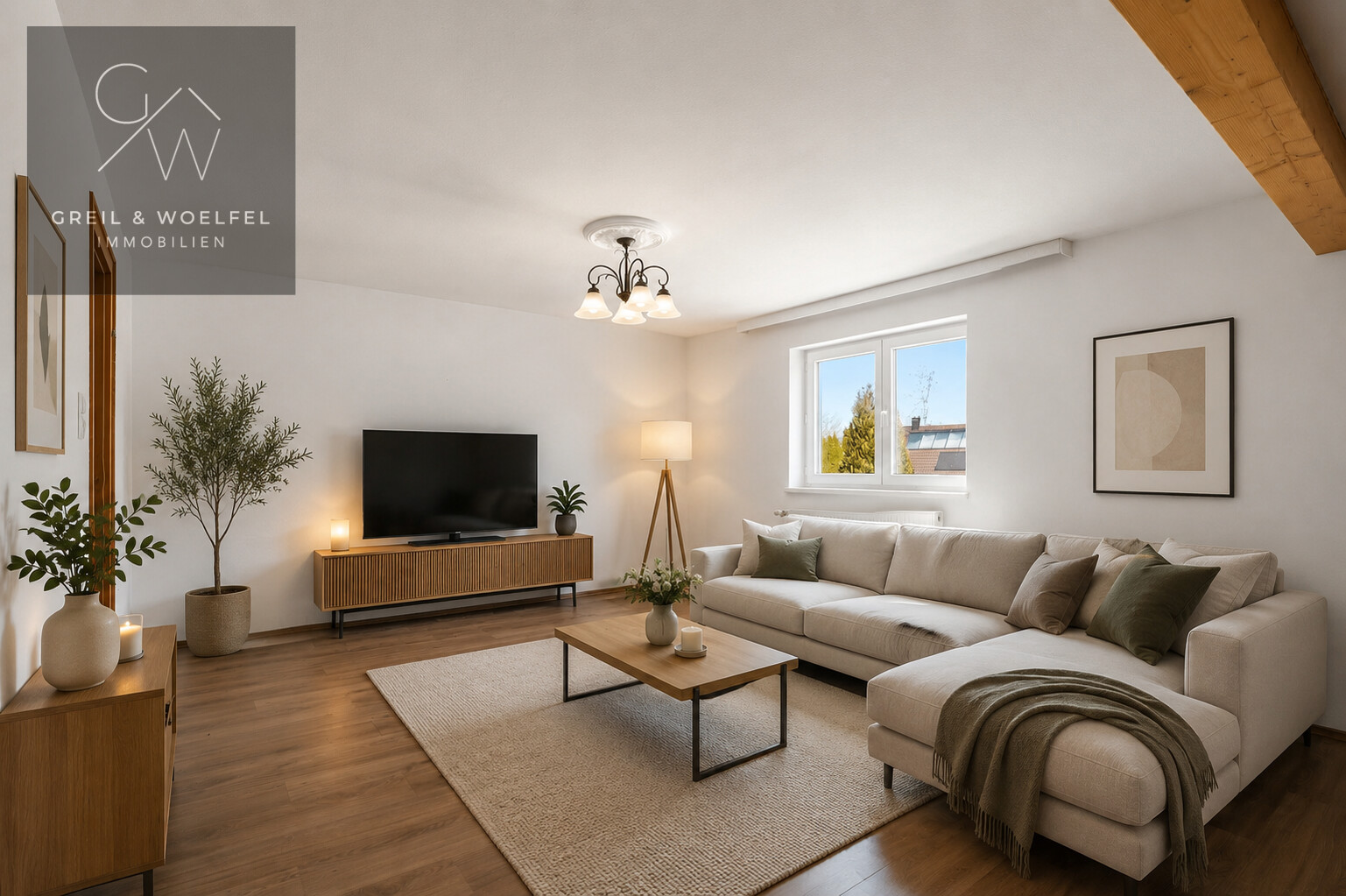 Wohnen in Hörbranz: Modernisierte Wohnung mit eigenen Gartenanteil