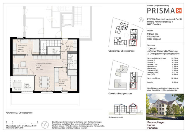 Attraktive 4-Zimmer-Maisonettewohnung