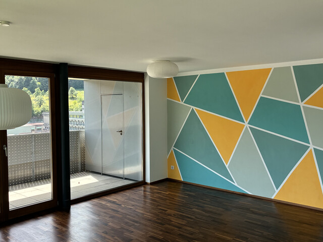 Helle 2-Zimmer-Wohnung in Toplage mit Panoramablick, Balkon & Tiefgaragenplatz in Feldkirch