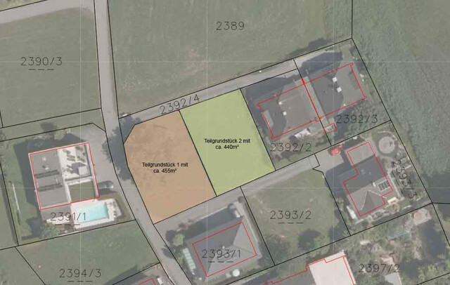 Baugrundstück in Top Lage von Frastanz: Sonnig gelegen und in zwei Parzellen teilbar