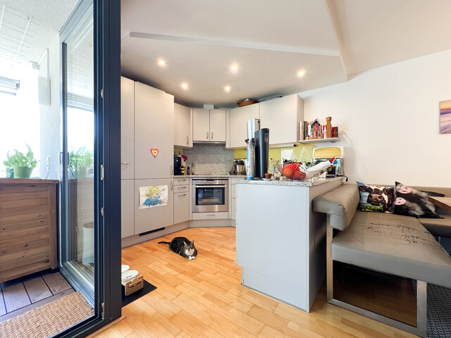 Schöne Dachgeschosswohnung mit herrlicher Südterrasse mit Aussicht