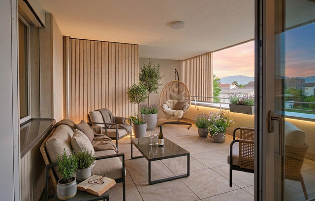 3-Zimmer Terrassenwohnung am Rheindamm (Top B04)