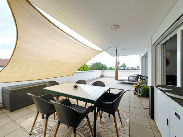Schöne Penthousewohnung mit großer Terrasse und übernehmbarer Wohnbauförderung in Lustenau