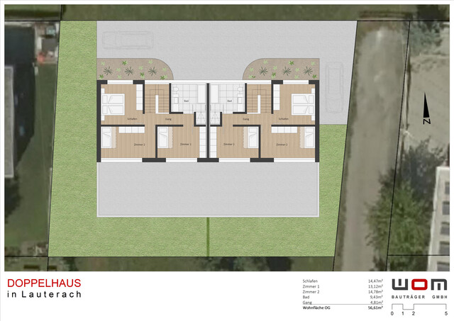 Moderne Doppelhaushälften in attraktiver Wohnlage von Lauterach