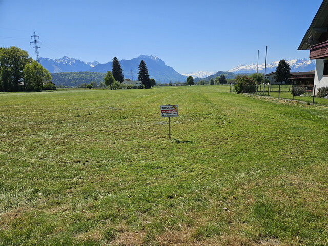 Baugrundstück in Traumlage in Rankweil Brederis
