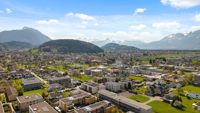 Schöne 3-Zimmer-Wohnung in Feldkirch mit Terrasse, Bergblick & 2 Stellplätzen