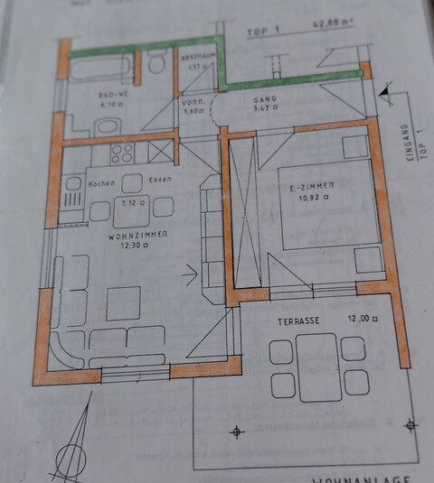 liebevoll instandgehaltene 2 Zimmerwohnung