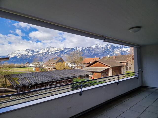 Grenznahe 2-Zimmer-Wohnung mit traumhaftem Süd-West-Balkon in Feldkirch-Nofels zu vermieten