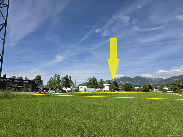 Grundstück mit hoher Sichtbarkeit in Top Lage zwischen Rankweil und Feldkirch