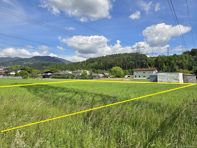 Grundstück mit hoher Sichtbarkeit in Top Lage zwischen Rankweil und Feldkirch