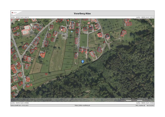 Baugrundstück am Waldrand in Hohenems – Ruhige Lage für Ihr neues Zuhause!