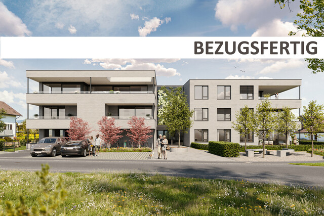 Großzügige 2-Zi-Gartenwohnung | Luxuriös | Bezugsfertig - Wohnen am Schlössle  Top W01
