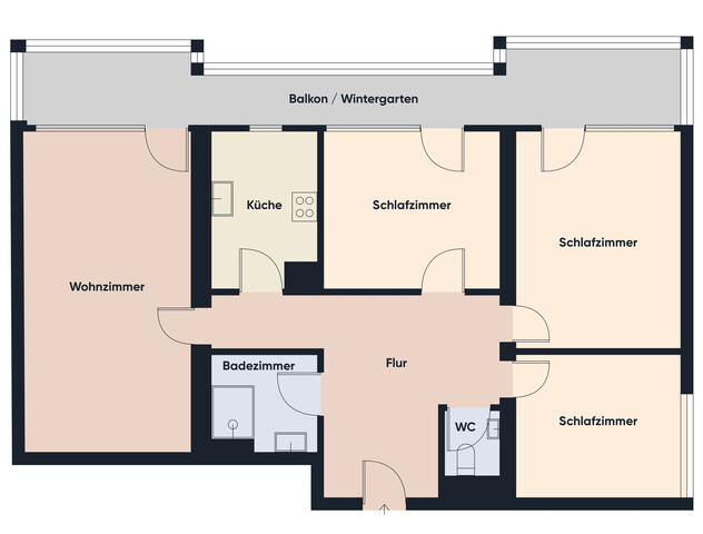 Sanierte 4-Zimmer Wohnung in Seenähe inkl. TG Platz zu verkaufen