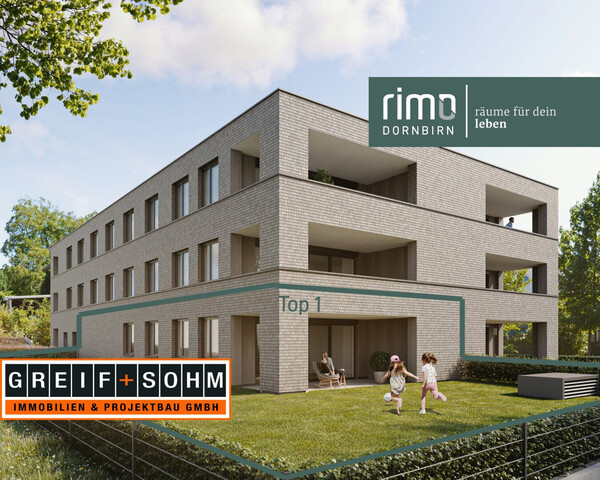 Top 1 | Abendsonne auf der Westterrasse | 3 Zimmer-Gartenwohnung