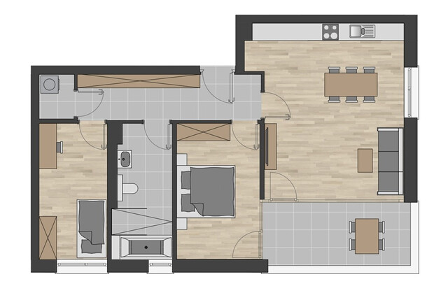 Exklusive 3-Zimmer-Wohnung  in Klaus, Walgaustraße
