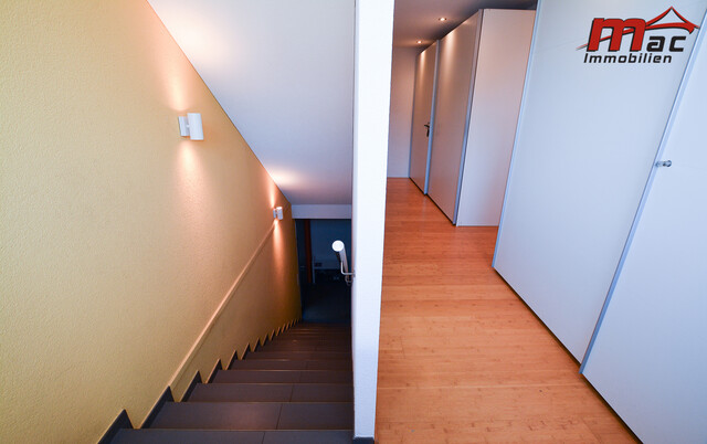 Modernes Einfamilienhaus mit großzügigem Garten und sonniger Dachterrasse