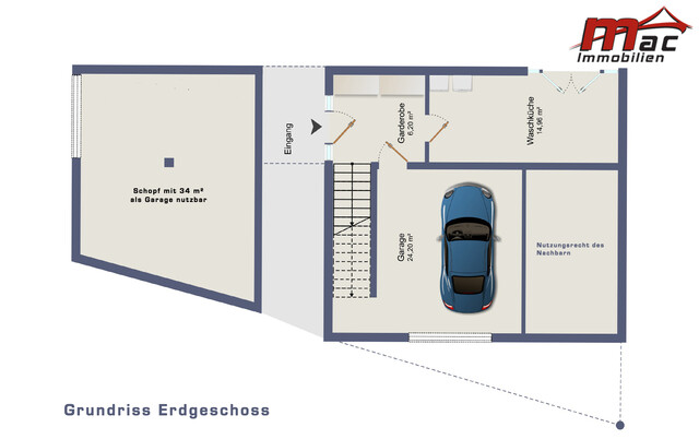 Modernes Einfamilienhaus mit großzügigem Garten und sonniger Dachterrasse