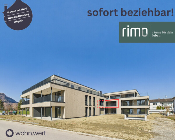 3-Zimmer-Terrassenwohnung in Götzis - Ruhelage / Top A7