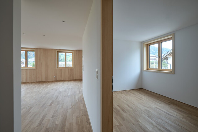 NEUBAU 3-Zimmer-Wohnung mit Terrasse und traumhaftem Sonnenuntergang in Lingenau zum Kauf