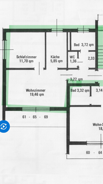 Ferienwohnung oder Hauptwohnsitz  2,5 Zimmer 