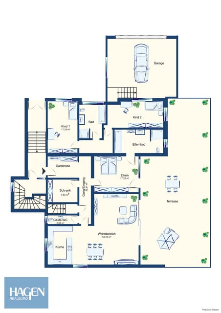 Traumhaus mit Naturpoolanlage in Hard am Bodensee zu verkaufen