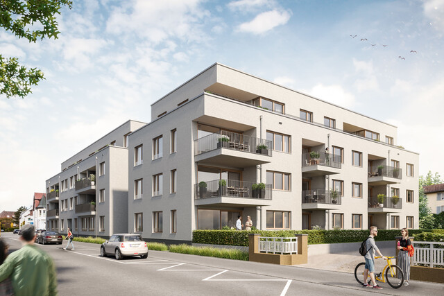 Wohnen mit Terrasse und kleinem Garten - B.0.2