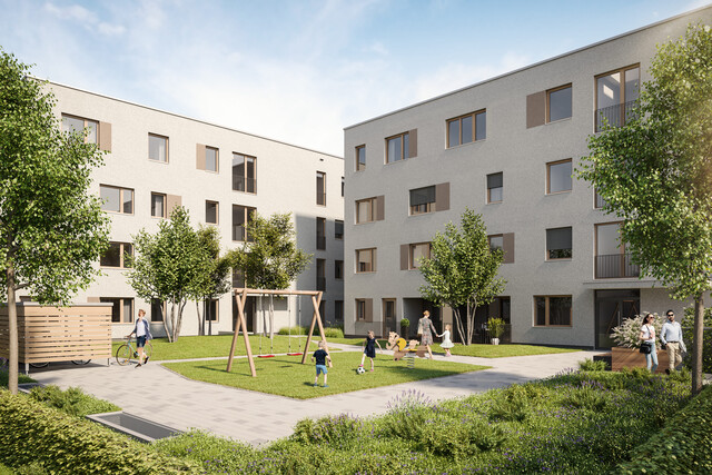 Wohnen mit Terrasse und kleinem Garten - B.0.2