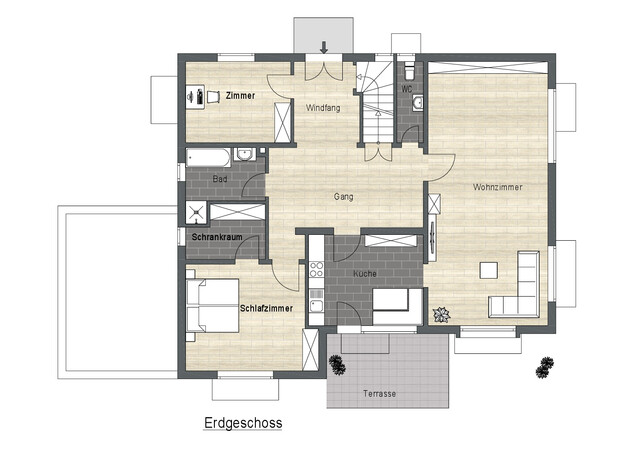 Villa im Landhausstil mit großem Grundstück in Feldkirch-Tisis
