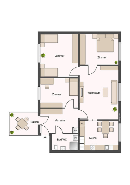 Helle 4,5-Zimmerwohnung mit optimalem Grundriss in Bregenz