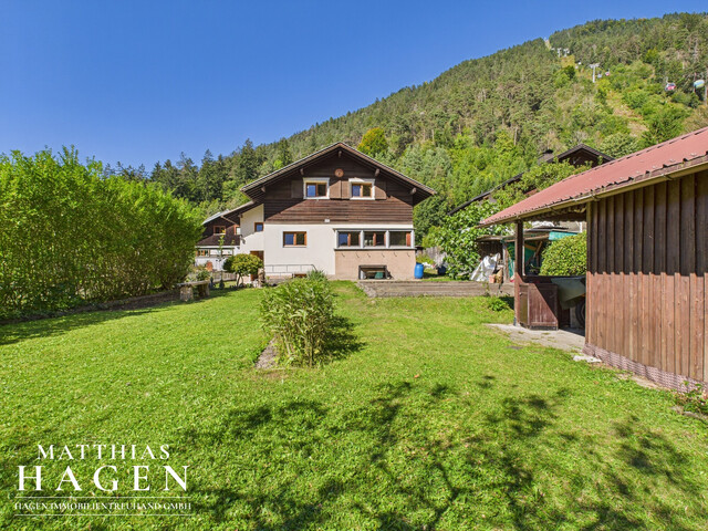 Natur pur! Einfamilienhaus mit großem Garten nahe der Muttersbergbahn – auch als Ferienhaus ideal.