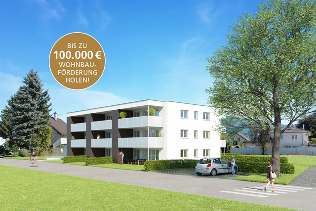 Durchdachte 4-Zi-Wohnung mit optimaler Süd-West Ausrichtung