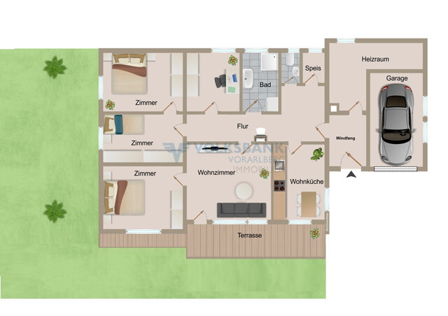 Sehr gepflegter Bungalow mit Wohlfühlambiente!