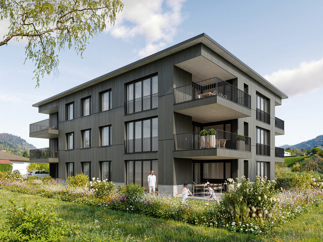 Ruhig wohnen, zentrumsnah leben. 2-Zimmer-Dachgeschosswohnung W08