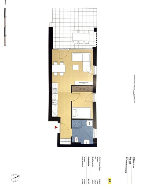 Moderne 2-Zimmer-Wohnung mit Terrasse in begehrter Dornbirner Ruhelage