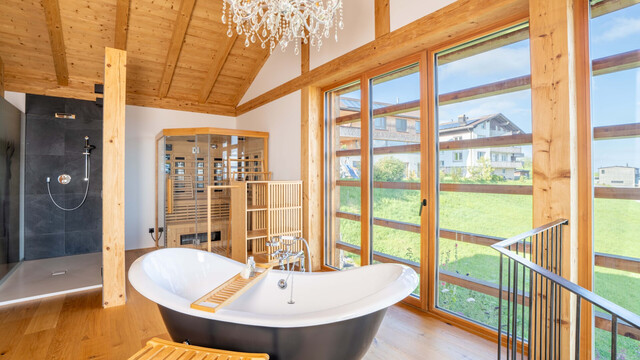 Sulzberg: Exklusives Chalet im modernen Alpenloftstil mit Panoramablick