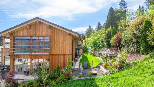 Sulzberg: Exklusives Chalet im modernen Alpenloftstil mit Panoramablick