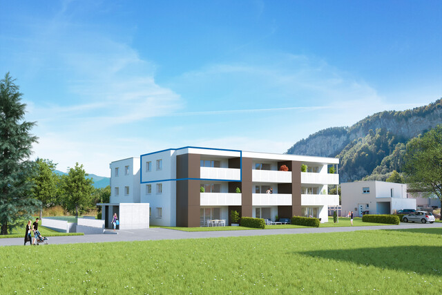 3-Zi-Westwohnung im Dachgeschoss