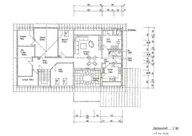 6-Zimmer Dachgeschosswohnung in  Lustenau