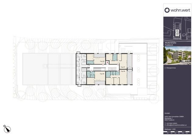 Tolle 2-Zimmer-Neubauwohnung mit großzügiger Terrasse  - zu mieten! - Top 09