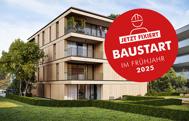 Baustart Frühjahr 2025: 2-Zimmer Gartenwohnung mit HOHER Wohnbauförderung (Top A01)