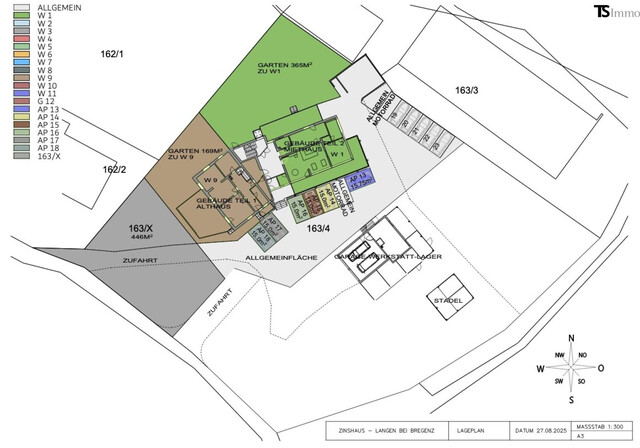 Bregenz: Langen bei Bregenz: Top 10: Modern & gemütlich! 2-Zimmer-Wohnung ca. 50 m2 mit zusätzlichem Dachraum