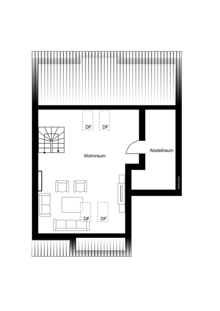 Großzügige Maisonette-Wohnung mit besonderem Wohngefühl im Dachgeschoss