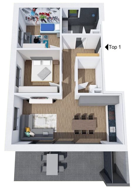 3-Zimmer Gartenwohnung mit ca. 200m2 Privatgarten