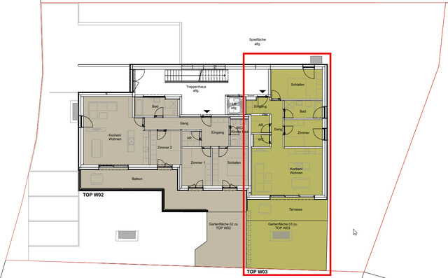 Hochwertige Gartenwohnung in Neubau (2023)