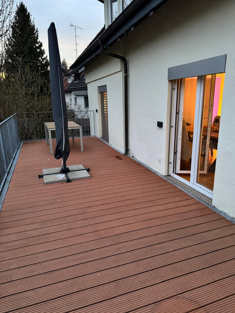 Renovierte Gartenwohnung mit Sonnenterrasse an Dornbirner Ache (WG-geeignet, Haustiere erlaubt)